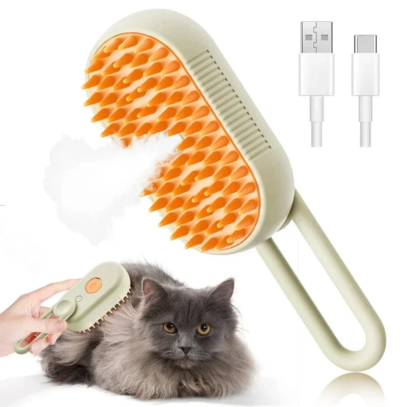 Brosse VapoPattes™ (Vapeur 3-en-1) pour chats et chiens